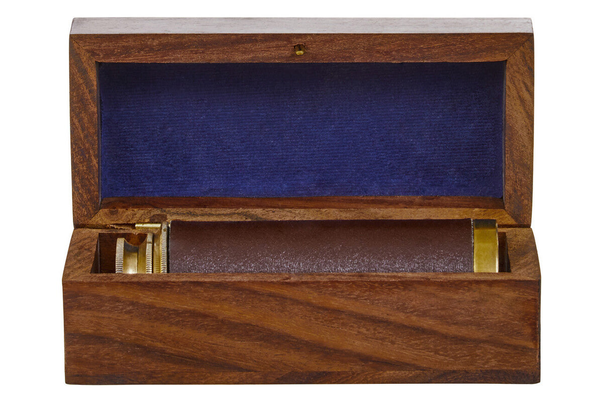 Churchill Brown Leather Effect Telescope with Box
