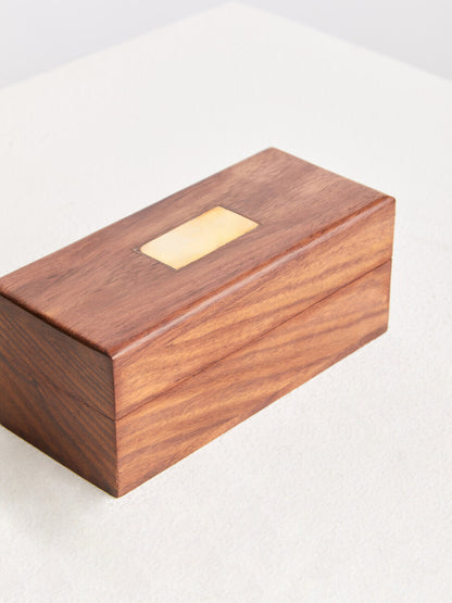 Churchill Brown Leather Effect Telescope with Box