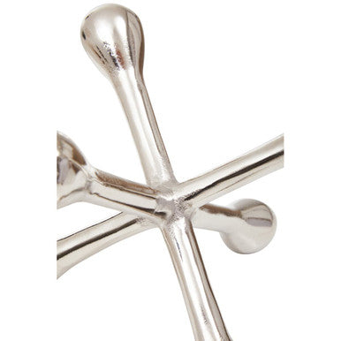 Prato Silver Finish Jack Sculpture - Image 5