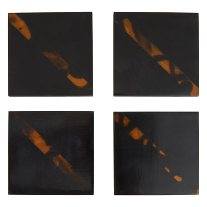 Roma Set Of Four Tortoise Shell Coasters