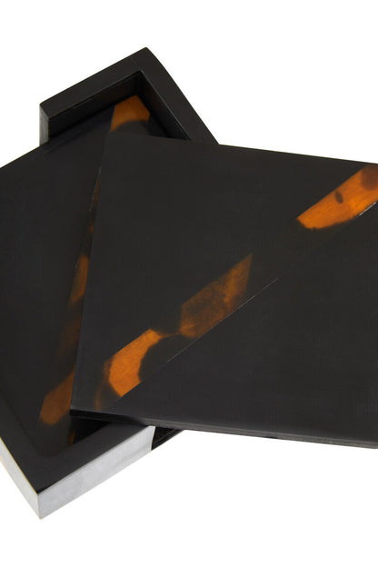Roma Set Of Four Tortoise Shell Coasters