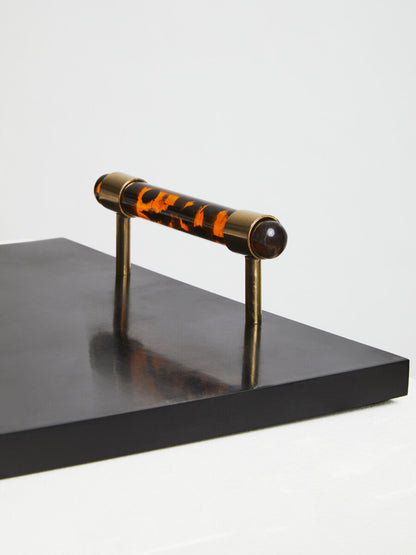Roma Rectangular Tortoise Shell Tray