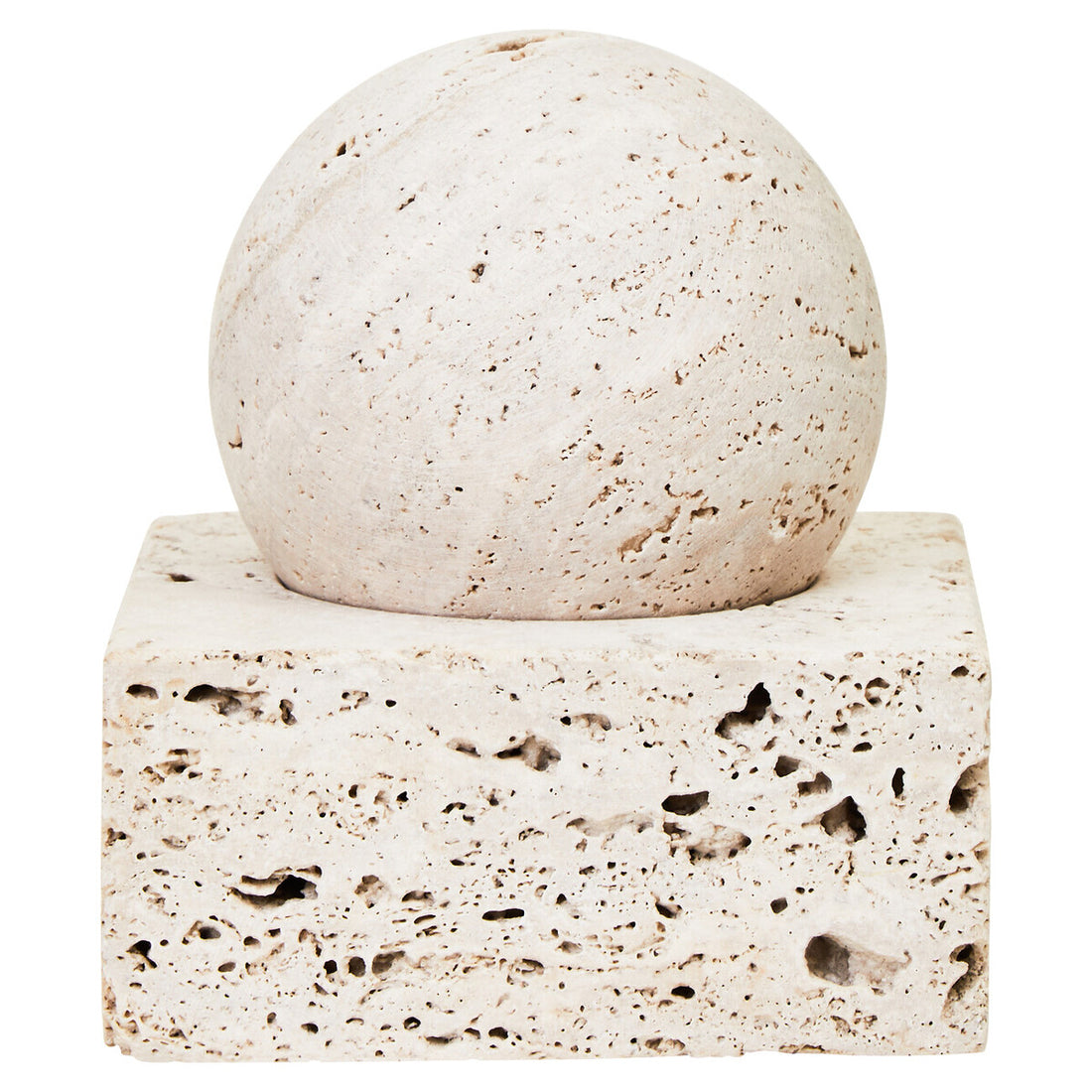Tibor Travertine Sculpture