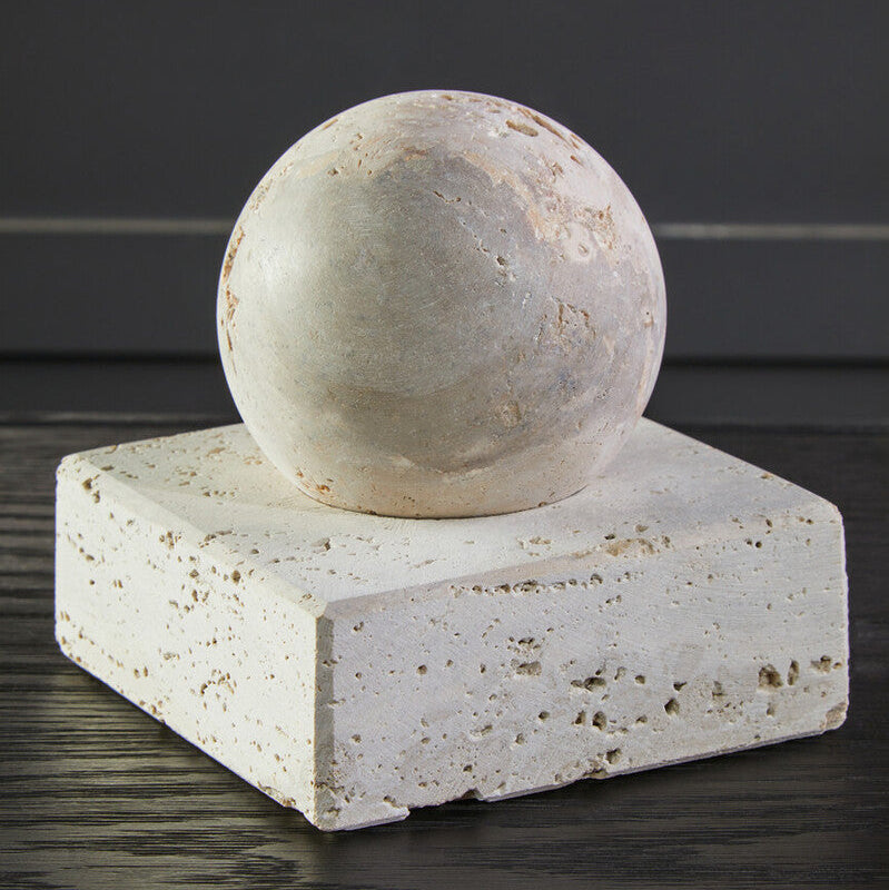 Tibor Travertine Sculpture