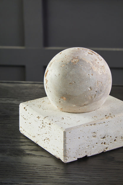 Tibor Travertine Sculpture