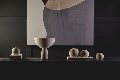 Tibor Travertine Sculpture