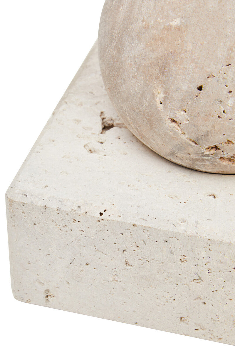 Tibor Travertine Sculpture