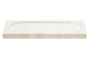 Tibor Travertine Rectangular Decorative Tray