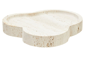 Tibor Travertine Irregular Tray