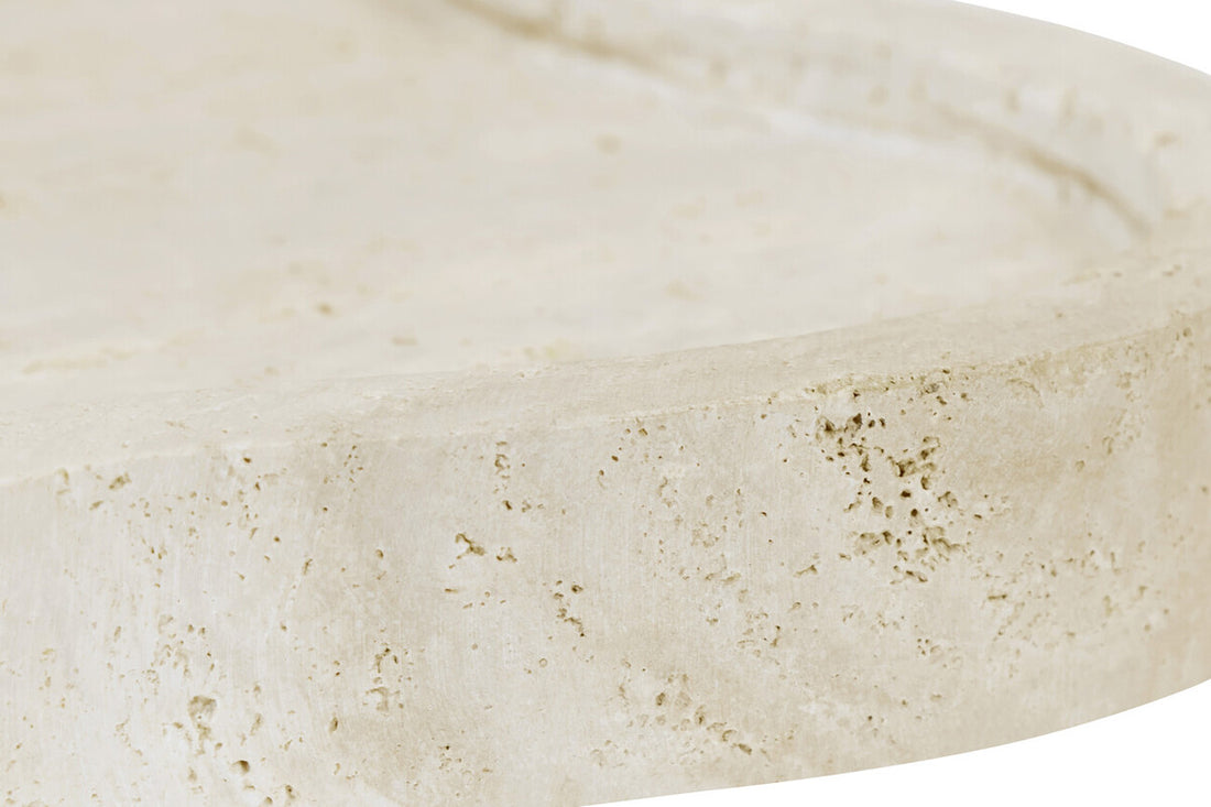 Tibor Travertine Irregular Tray