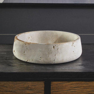 Tibor Travertine Bowl