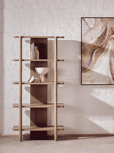 Tibor Travertine Pedestal Bowl