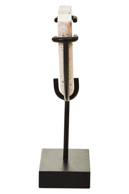 Tibor Travertine Small Sculpture