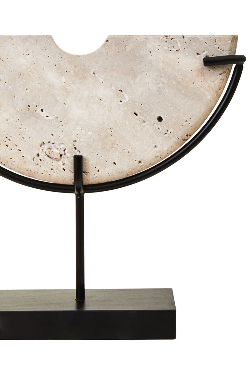 Tibor Travertine Small Sculpture