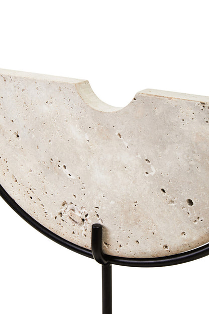 Tibor Travertine Small Sculpture