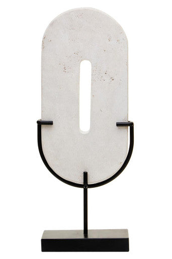 Tibor Travertine Large Sculpture