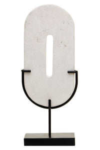 Tibor Travertine Large Sculpture