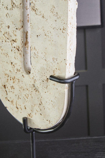 Tibor Travertine Large Sculpture