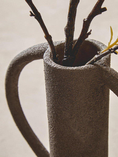 Deriva Small Textured Grey Vase - Image 7