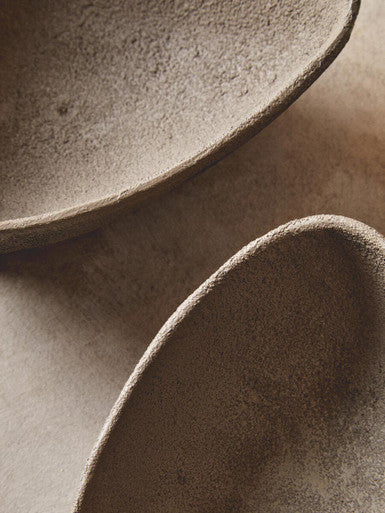 Deriva Set Of 2 Textured Grey Bowls - Image 4