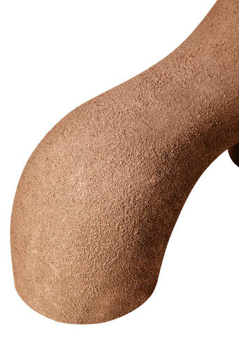 Dunas Small Textured Beige Abstract Vase - Image 14