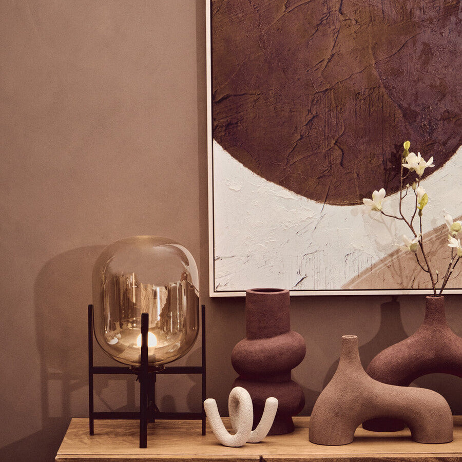 Dunas Large Textured Red Bubble Vase - Image 6