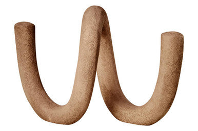 Dunas Large Textured Beige Loop Sculpture - Image 9