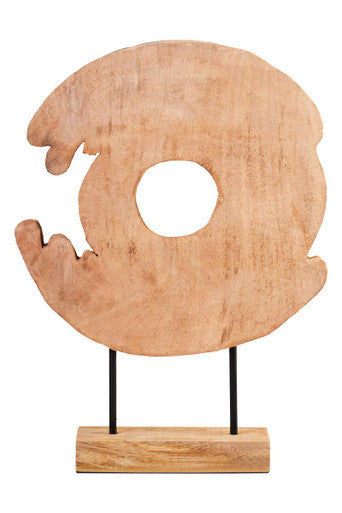 Fidel Mango Wood Ring Sculpture