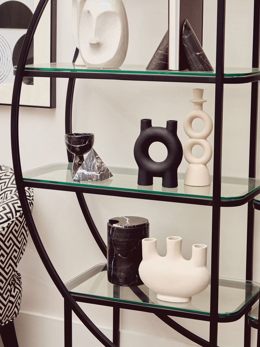 Hapax Small Black Candle Holder - Image 4
