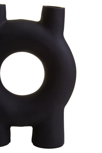Hapax Small Black Candle Holder - Image 11