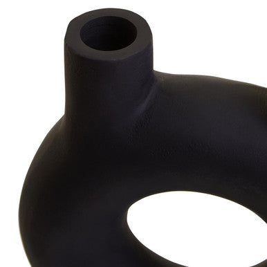 Hapax Small Black Candle Holder