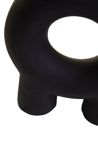 Hapax Small Black Candle Holder