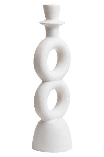 Hapax Large Cream Candle Holder