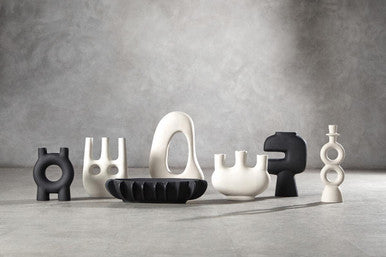 Hapax Large Cream Candle Holder