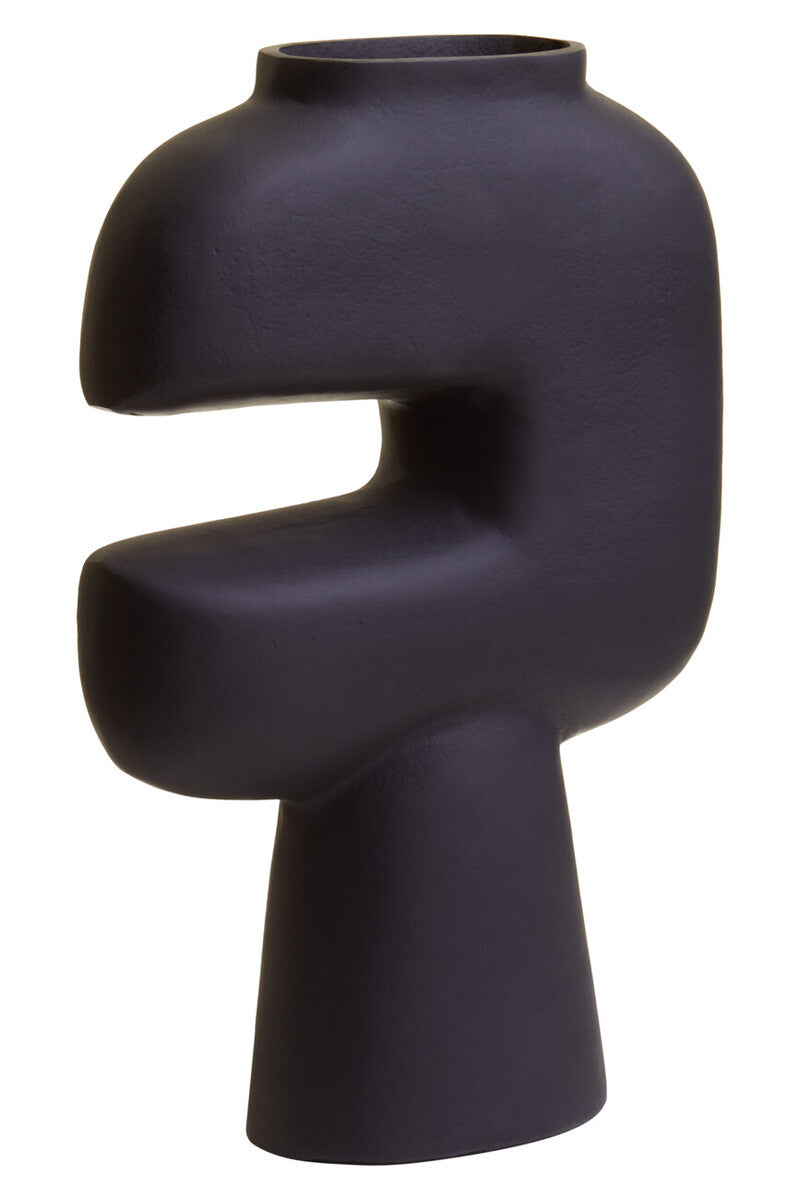 Hapax Abstract Small Black Vase - Image 4