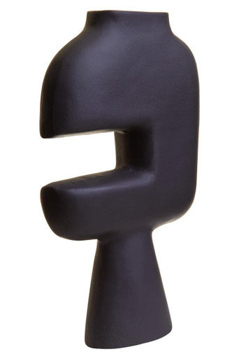 Hapax Abstract Large Black Vase - Image 6