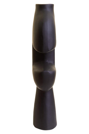 Hapax Abstract Large Black Vase - Image 7