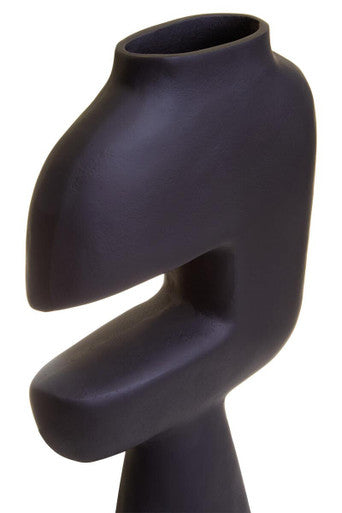 Hapax Abstract Large Black Vase - Image 10