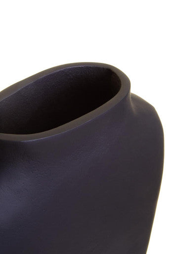 Hapax Abstract Large Black Vase