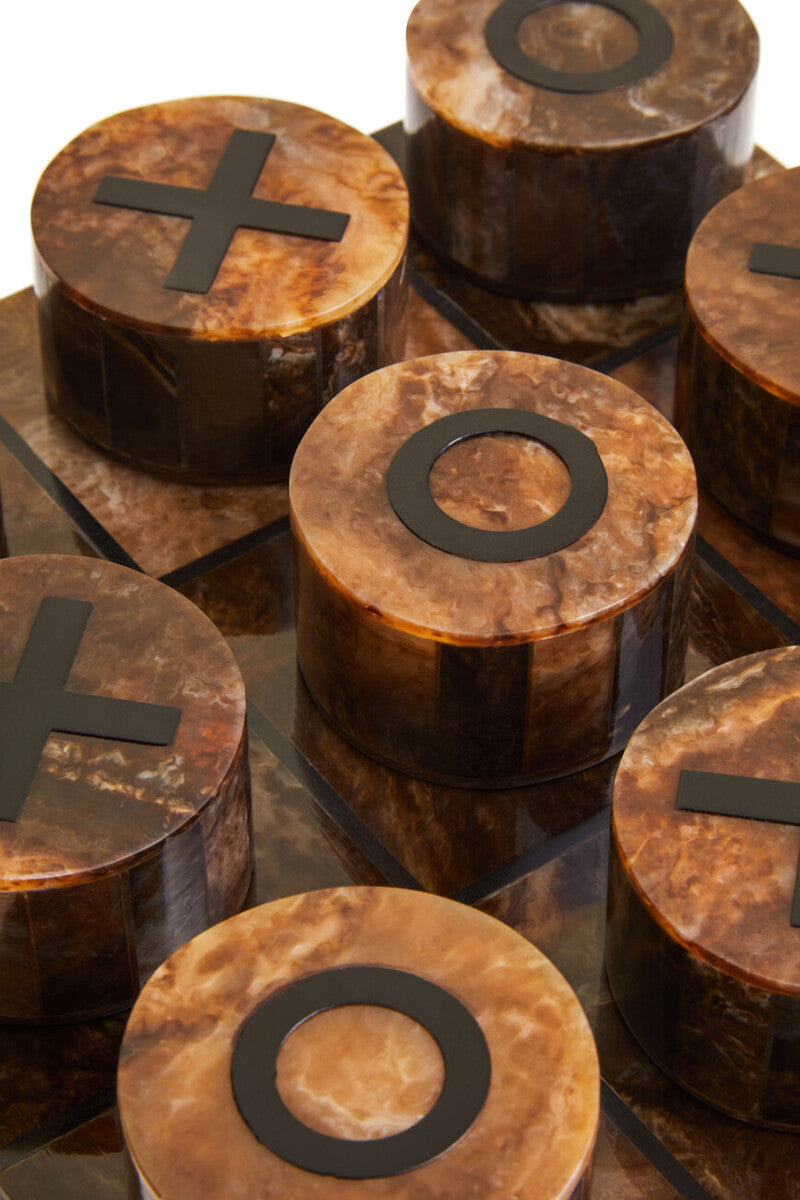 Churchill Games Brown And Black Finish Noughts And Crosses - Image 3