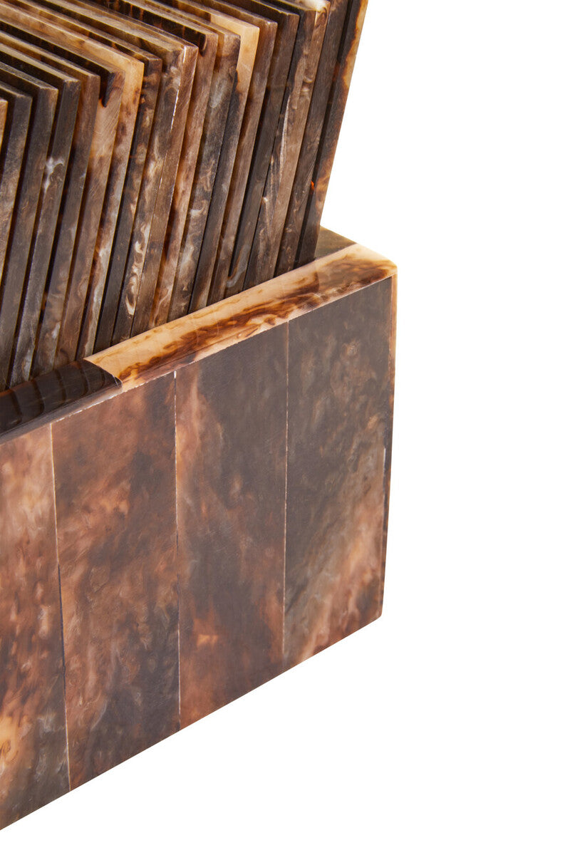 Churchill Games Brown and Black Finish Domino Set - Image 6