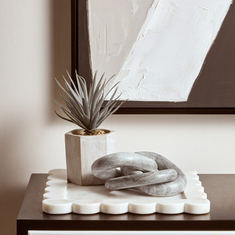 Nason Grey Marble Three Link Chain