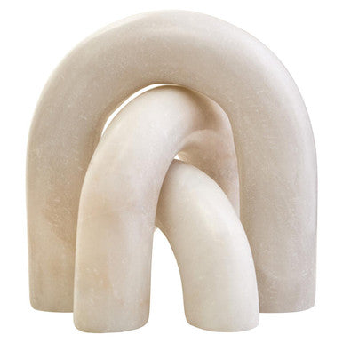 Nason White Marble Arch Decor Sculpture