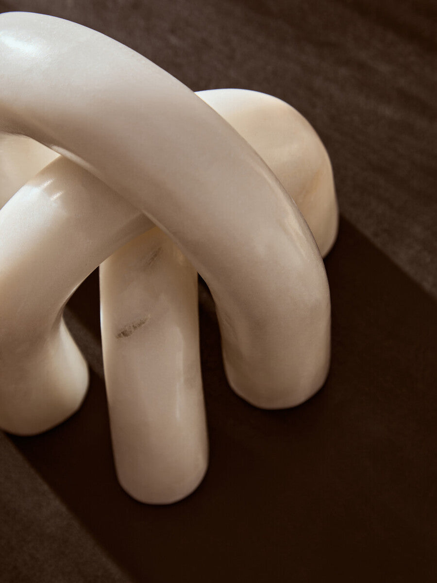 Nason White Marble Arch Decor Sculpture - Image 4