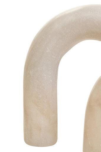 Nason White Marble Arch Decor Sculpture - Image 8