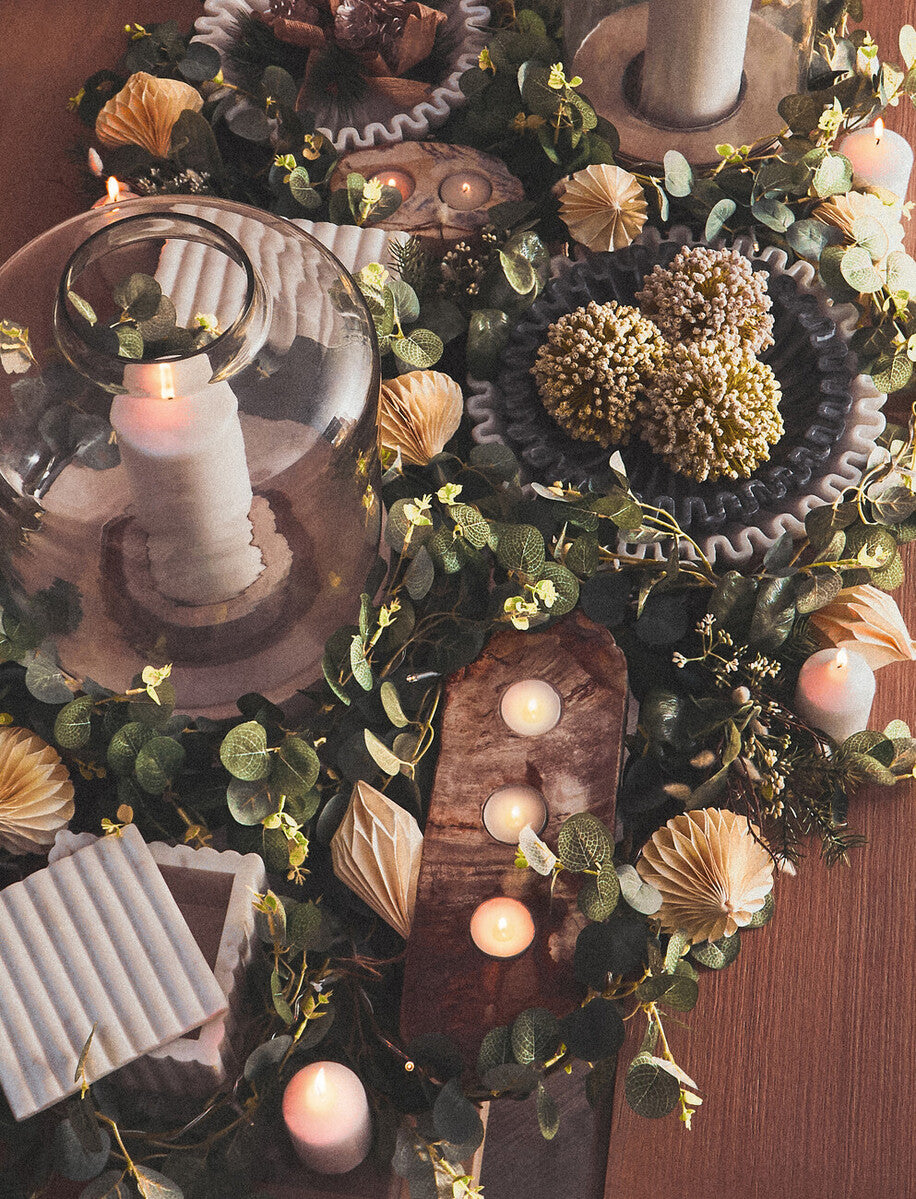 Savio Small Grey Fluted Marble Bowl - Image 4