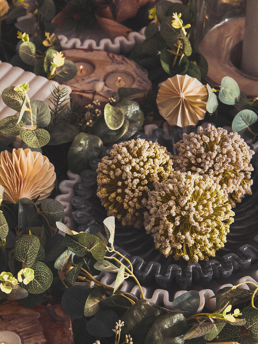 Savio Small Grey Fluted Marble Bowl