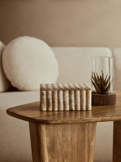 Santino Rectangular Chocolate Marble Box - Image 8