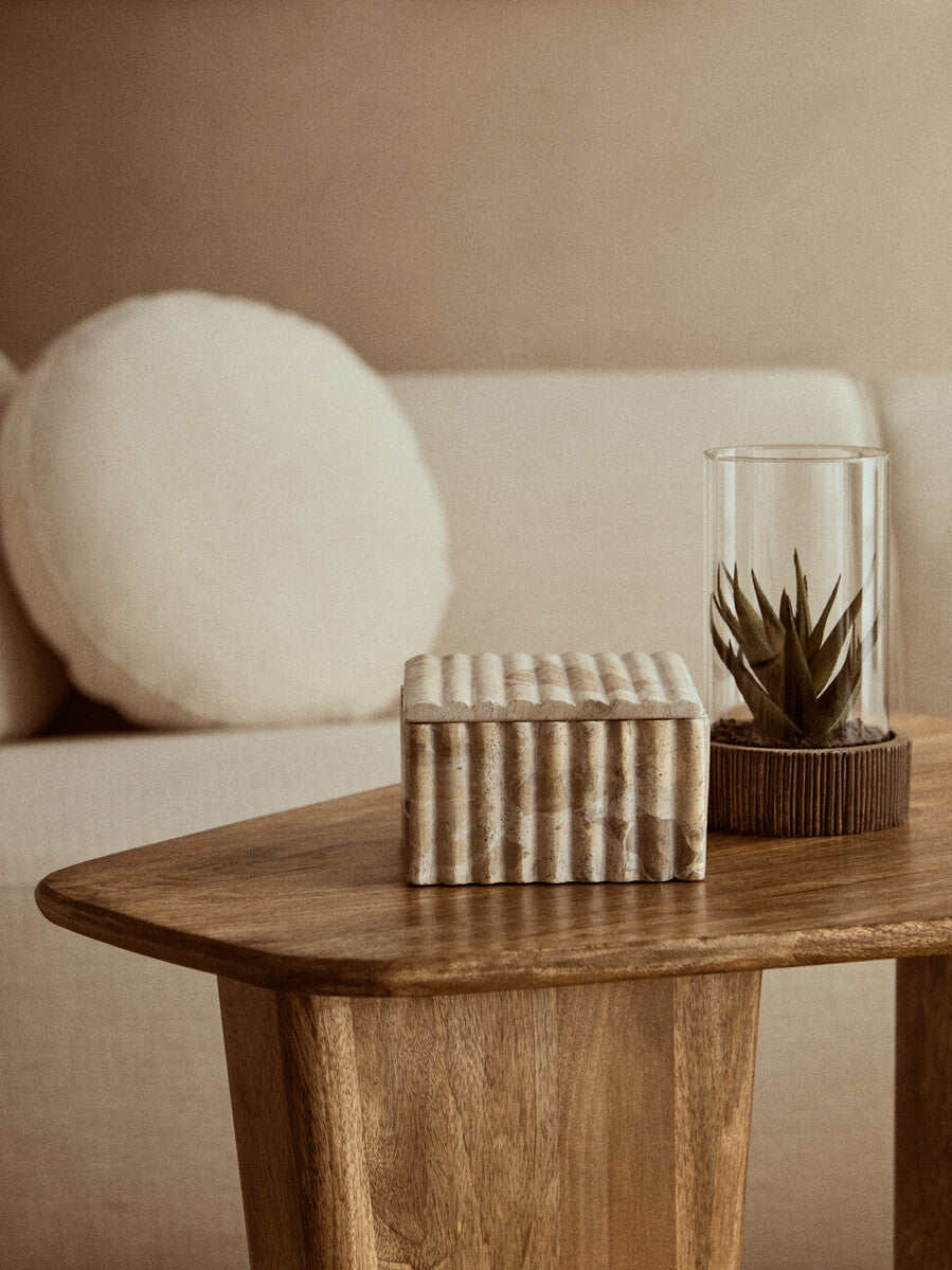 Santino Square Chocolate Marble Box