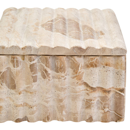 Santino Square Chocolate Marble Box